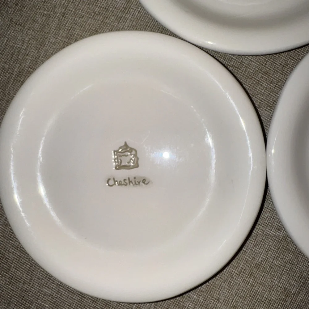 Williams Sonoma Appetizer Plates Cheese Series Dishes‎ Charcuterie Set of 3